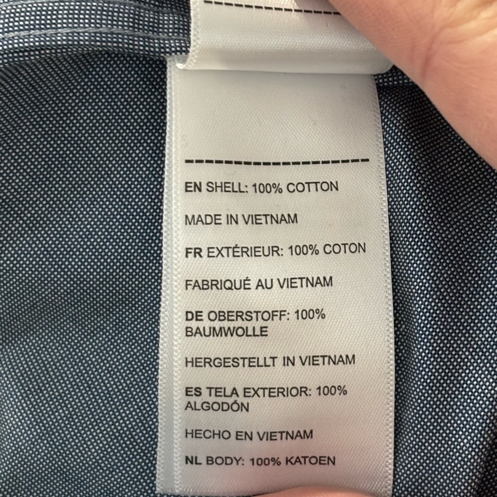 UNTUCKit Men's Blue Long Sleeve Shirt, size XL - Picture 6 of 7